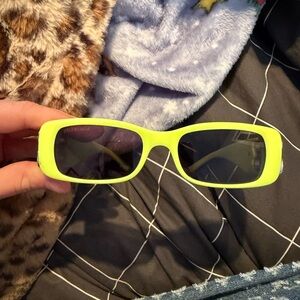 Balenciaga Bright Neon Sunglasses (authentic)